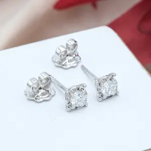 Anting Berlian Solitaire 9409 ER Zamrud Jewellery