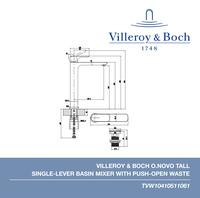 Gambar Villeroy & Boch Venticello O.Novo Tower Basin Mixer TVW10410511061 dari PT Surya Pertiwi Kota Tangerang 2 Tokopedia