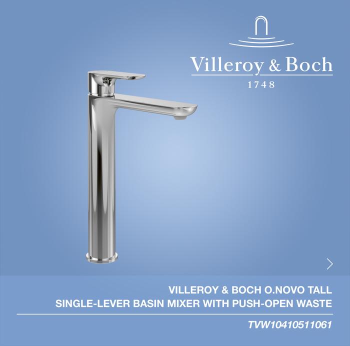 Gambar Villeroy & Boch Venticello O.Novo Tower Basin Mixer TVW10410511061 dari PT Surya Pertiwi Kota Tangerang Tokopedia