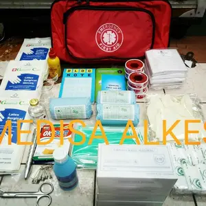 Tas Emergency Selempang + Isi Lengkap/Tas P3K First Aid Kit/Tipe B