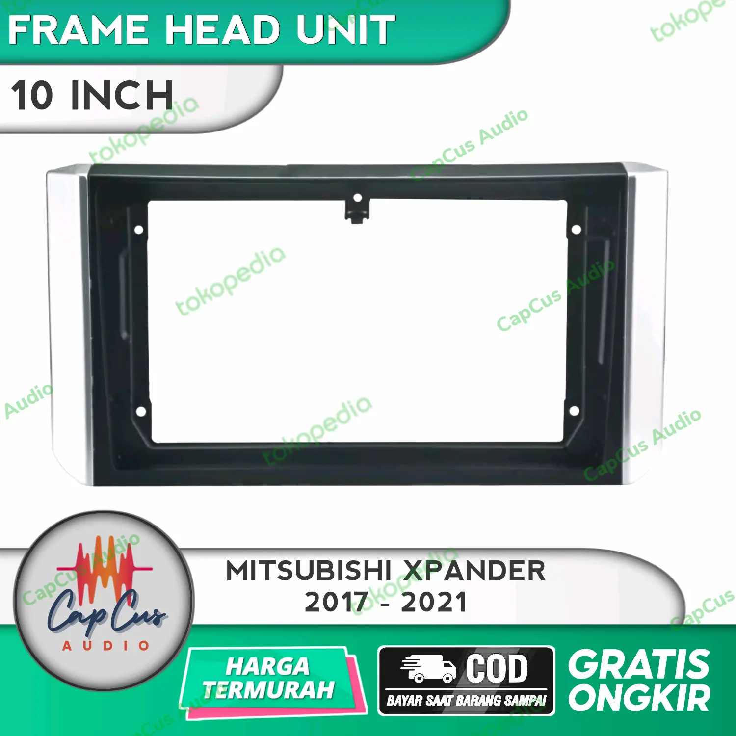 FRAME HEAD UNIT 10 INCH MITSUBISHI XPANDER 2017 - 2021 / PANEL ANDROID