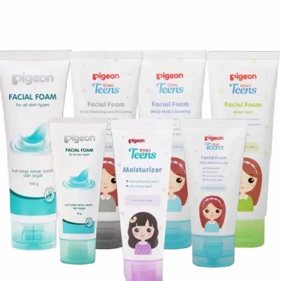 Pigeon Teens Facial Foam Moisturizer Sabun Cuci Muka Anak Kids Remaja 0
