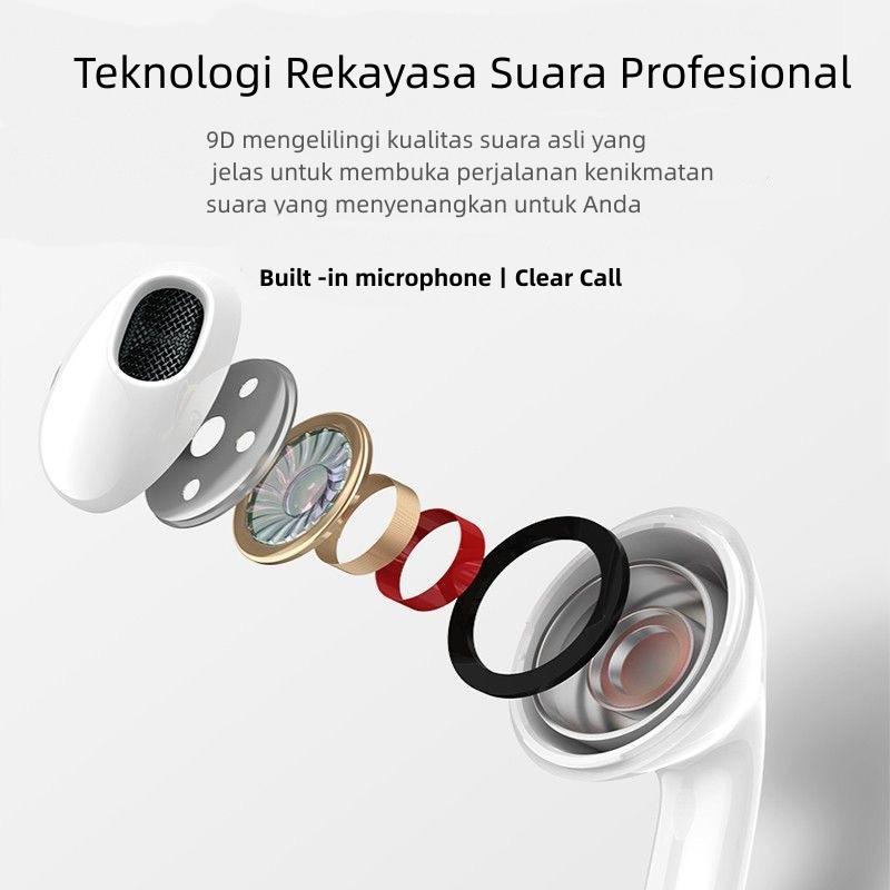 HEADSET BLUETOOTH INPODS WIRELESS i12 EARPHONE TWS  i7s BLUETOOTH 5.0 Green Pink 4