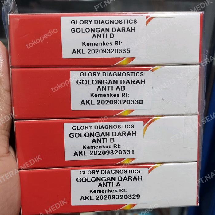 Gambar Golongan Darah Satuan,Eceran dari NAULI SEJAHTERA MEDIKA Kota Tangerang Selatan Tokopedia