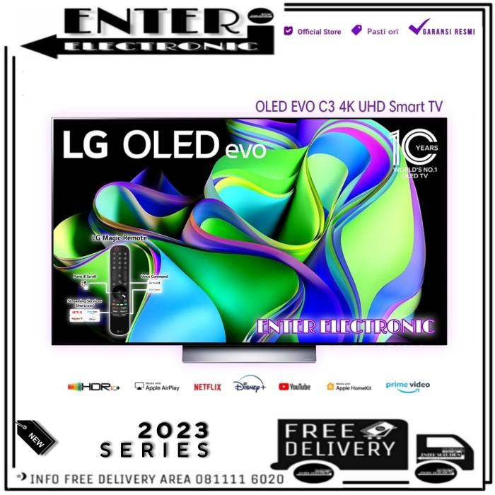 Gambar LG OLED77C3PSA - OLED EVO 4K SMART TV 77 INCH LG 77C3 77C3PSA OLED77C3 dari Enter Electronic Kota Tangerang Selatan Tokopedia