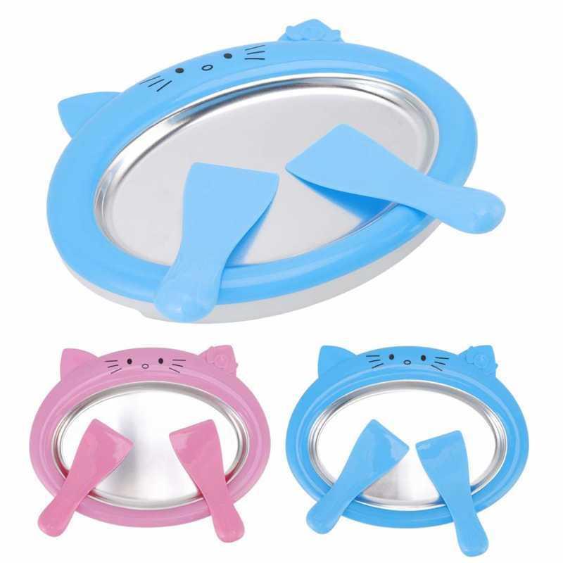 Alat pembuat Es Krim ice Cream roll yogurt maker instant portable 0