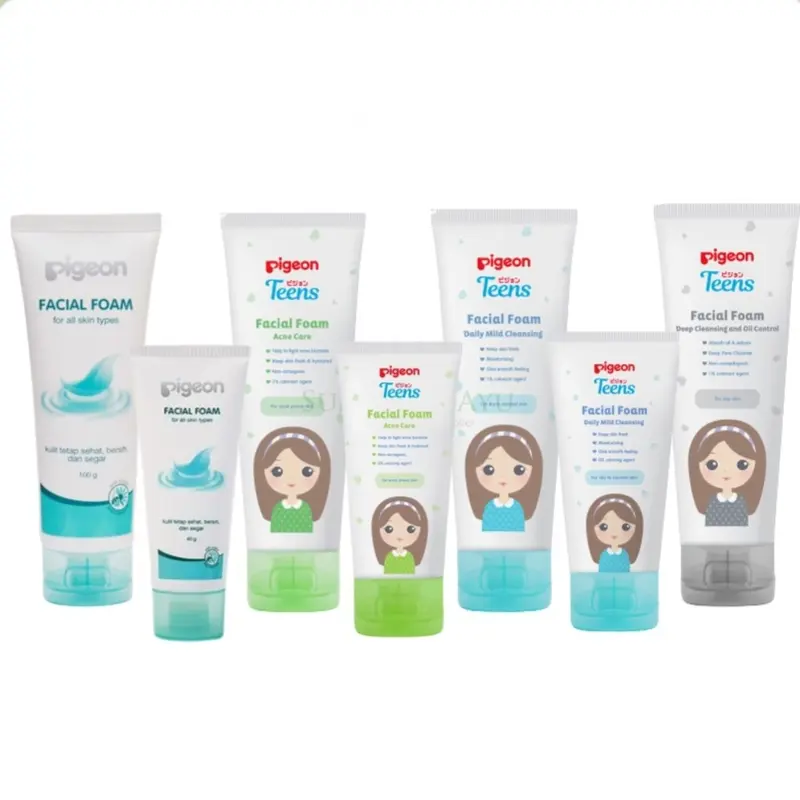 Pigeon Teens Facial Foam Moisturizer Sabun Cuci Muka Anak Kids Remaja 1