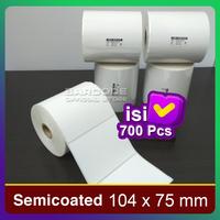 Gambar Label Stiker Semicoat 104x75mm / 104 x 75 / 104x75 mm 1 Line (1 Slop) dari Barcode Store Solutions Kota Administrasi Jakarta Pusat 5 Tokopedia