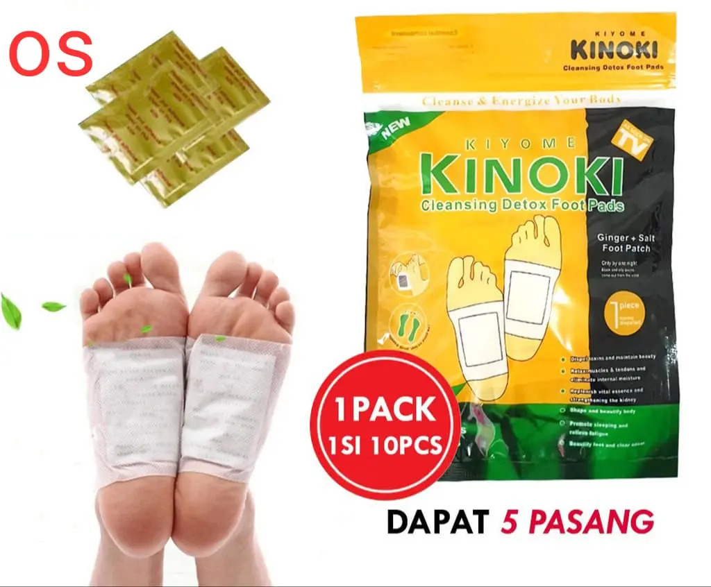 KINOKI KOYO KAKI isi 10pcs DETOK Penyerap Detox Racun