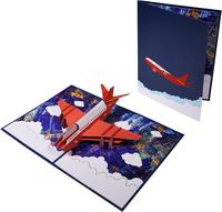 Gambar Kartu Ulang Tahun Pop Up 3D Travel Pesawat Travelling Koper Paris - Landmark dari Cutteristic Kota Administrasi Jakarta Selatan 3 Tokopedia