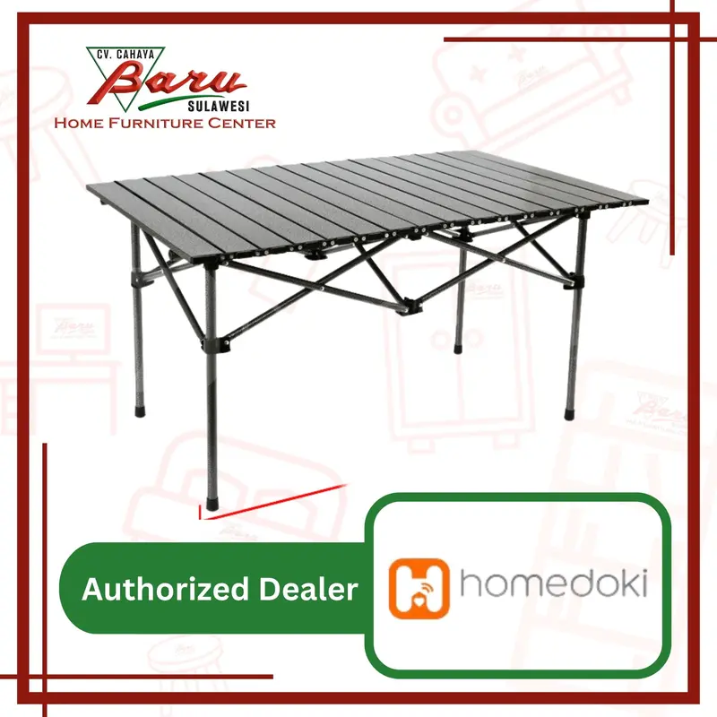 Meja Makan / Meja Teras / Meja Lipat Multi fungsi Homedoki HD 045 0