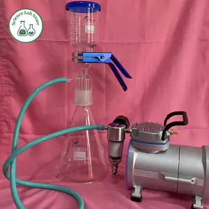 Set Vacuum Filtration with Vacuum Pump Rocker 300