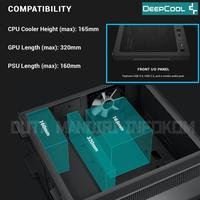 Gambar DeepCool CC360 ARGB - Tempered Glass m-ATX Gaming Case with A-RGB Fan - White Edition dari Duta Mandiri Infokom Kota Administrasi Jakarta Pusat 4 Tokopedia