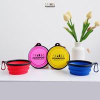 Gambar POMAPOO - Portable Pet Folded Bowl / Mangkok Karet Tempat Makan Kucing - BLUE dari Pomapoo Kota Bandung 3 Tokopedia