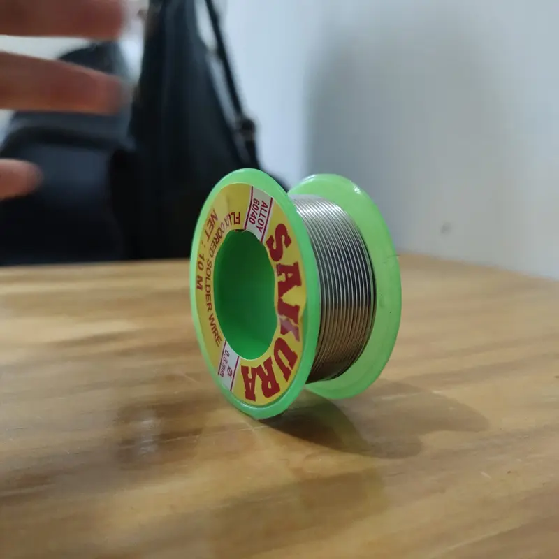 Timah Solder SAKURA - Solder wire Timah Tenol Tinol 10meter 10m 0.8mm 4