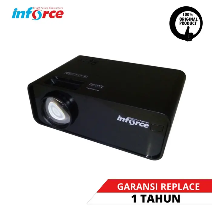 Gambar Inforce Mini Projector AN-10+ Non TV Tuner (NT) Proyektor tunner - Putih dari Inforce Indonesia Kota Administrasi Jakarta Pusat 5 Tokopedia