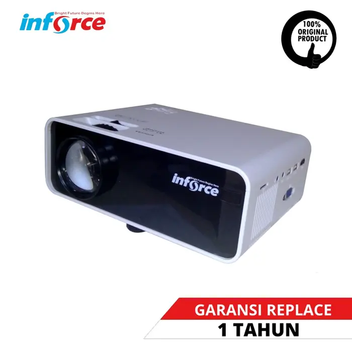 Gambar Inforce Mini Projector AN-10+ Non TV Tuner (NT) Proyektor tunner - Putih dari Inforce Indonesia Kota Administrasi Jakarta Pusat 4 Tokopedia