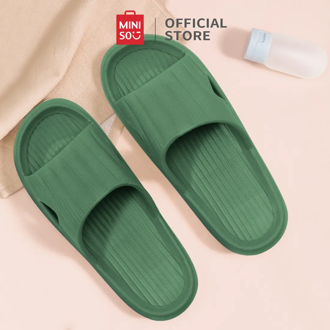 MINISO Sandal Wanita dan Pria EVA Rumah Slipper Sepatu Sendal Wanita