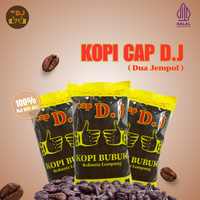 Gambar kopi cap dj(dua jempol) 90 gr 1pcs bubuk kopi asli tanpa campuran dari El's Coffee Kota Bandar Lampung 1 Tokopedia