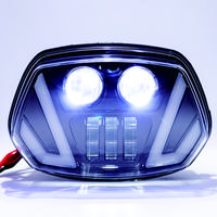 Gambar Headlamp Daymaker HD Corse DRL Race Boy Vespa Sprint - SMOKE dari Legend Motor Shop Id Kab. Bekasi 3 Tokopedia