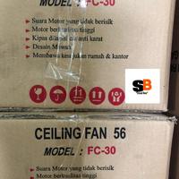 Gambar Ceiling fan sanex 56 /FC-30 dari Stealbos Kota Administrasi Jakarta Pusat 4 Tokopedia