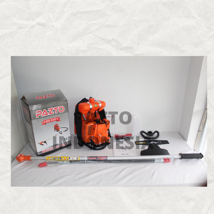 Gambar MESIN POTONG RUMPUT 328 BRUSH CUTTER 2 TAK dari pazto indonesia Kota Administrasi Jakarta Barat Tokopedia