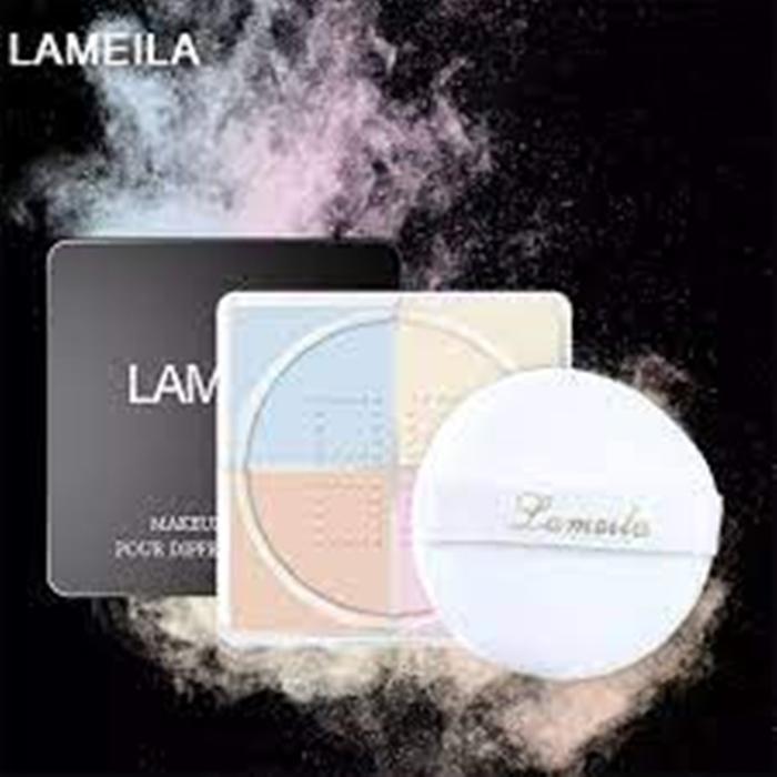 Jual 4 Colors Loose Powder Tone Up Oil Control Setting Powder Face ...