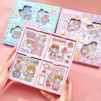 Gambar Stiker 100 Lembar Momo Sticker Waterproof Anti Air Kartun Lucu Korea - Biru dari Sumo Baby Kota Administrasi Jakarta Barat 5 Tokopedia