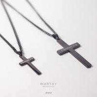 Gambar Kalung Salib Black Couple Worthy / SALIB HITAM STAINLESS STEEL dari Jeloof Jakarta Barat 3 Tokopedia