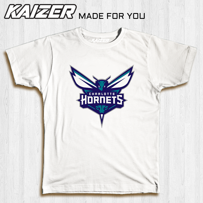Gambar KAIZER ST-0113 Kaos Charlote Hornets Logo - Sports - NBA dari UniTee Official Jakarta Selatan Tokopedia