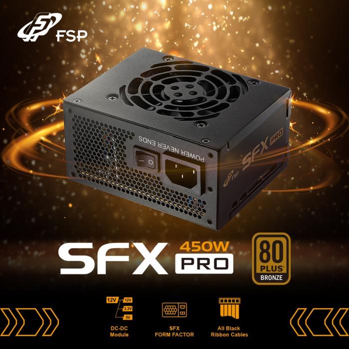 Gambar FSP SFX PRO 450W - 450Watt 80+ Plus Bronze PSU Mini ITX dari Duta Mandiri Infokom Kota Administrasi Jakarta Pusat Tokopedia