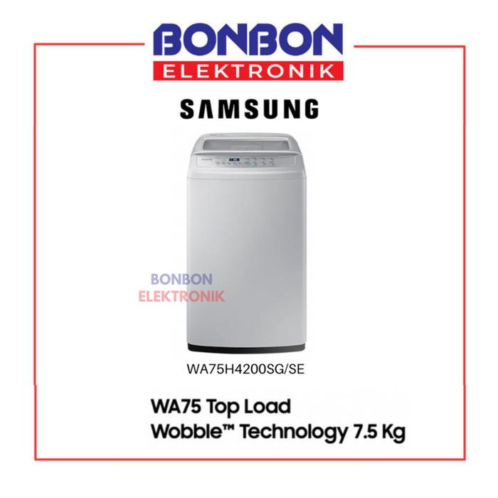 Gambar Samsung Mesin Cuci 1 Tabung 7.5KG WA75H4200SG / WA75H4200 Magic Filter dari Bonbon Elektronik_NEW Kota Administrasi Jakarta Utara Tokopedia