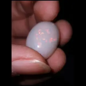 BATU PERMATA KALIMAYA WHITE OPAL WELO ETHIOPIA CRYSTAL NATURAL ALAM 25
