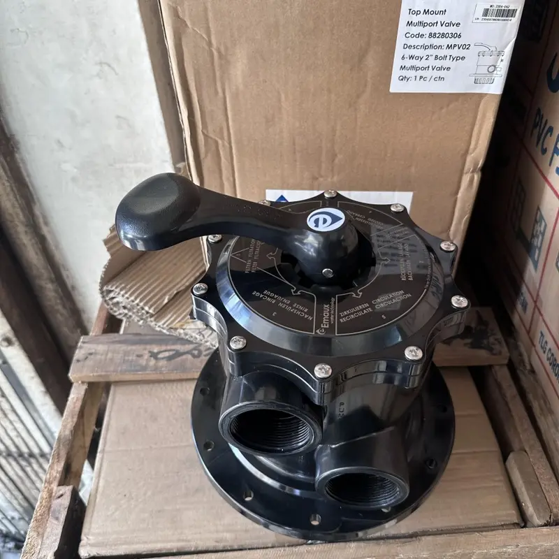 top mount head filter KEPALA FILTER EMAUX 2" V700 V800 V900 V1000 vacuum head kolam renang 1