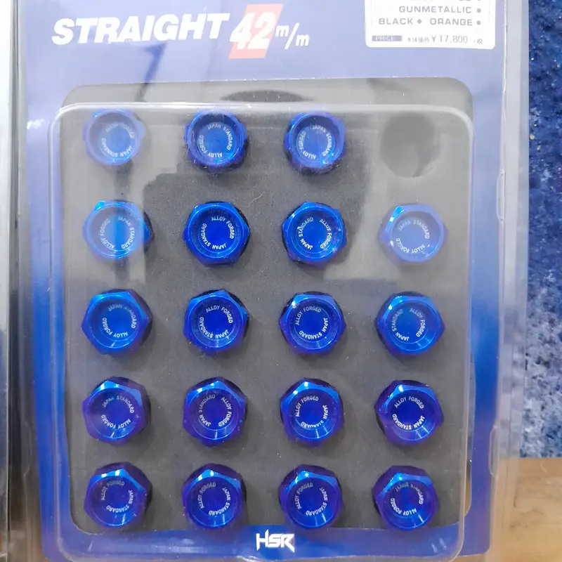 Promo Mur Baut Roda Velg Racing HSR 1,5 Lugnut murah RED, BLACK, BLUE 2