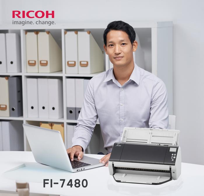 Gambar Scanner Ricoh Fi 7480 - A4/Legal/Folio/F4/A3 - 80 Lembar/Menit - ADF dari Jual Scanner Official Kota Bandung Tokopedia