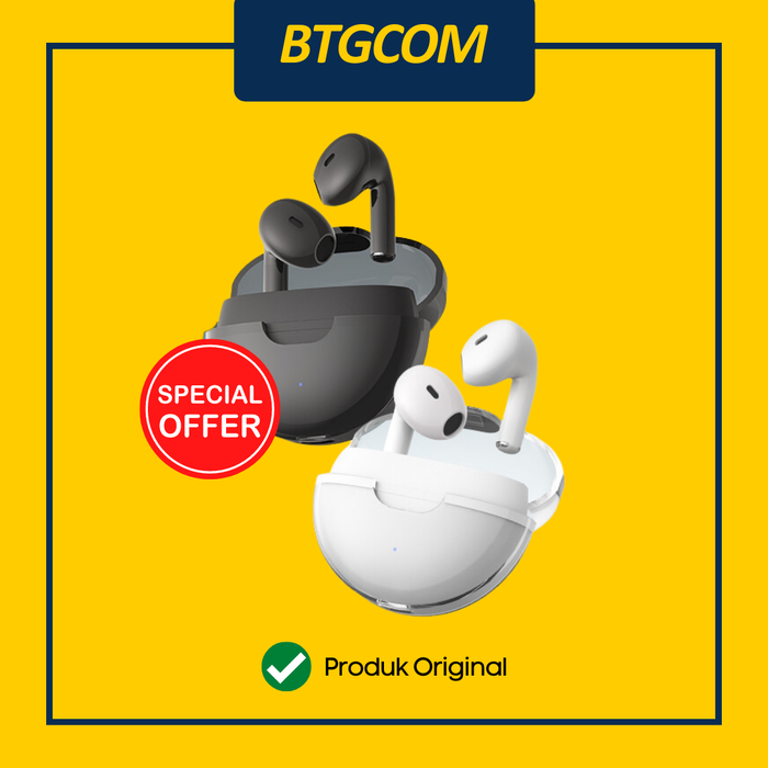 Gambar TWS ROBOT FLYBUDS T20 EARPHONE WIRELESS BLUETOOTH 5.3 dari btgcom Kota Denpasar Tokopedia