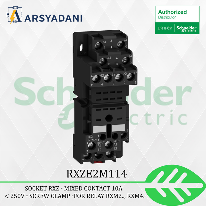 Gambar SCHNEIDER - RXZE2M114 - Soket untuk RXM4 RXM2 - - 1pcs dari arsyadani.id Kota Administrasi Jakarta Pusat Tokopedia