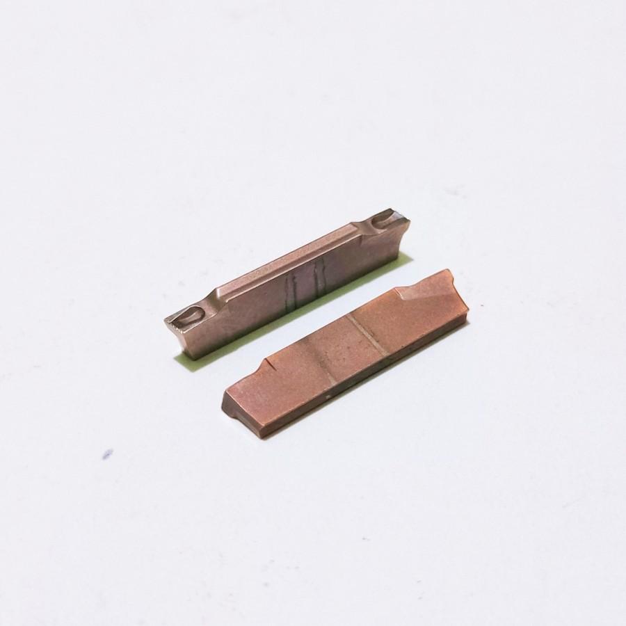 Insert GDG 2520 Mata Bubut GMM 2.5mm Grooving Pisau Potong Parting — Varian RE-GRINDING — foto asli 4