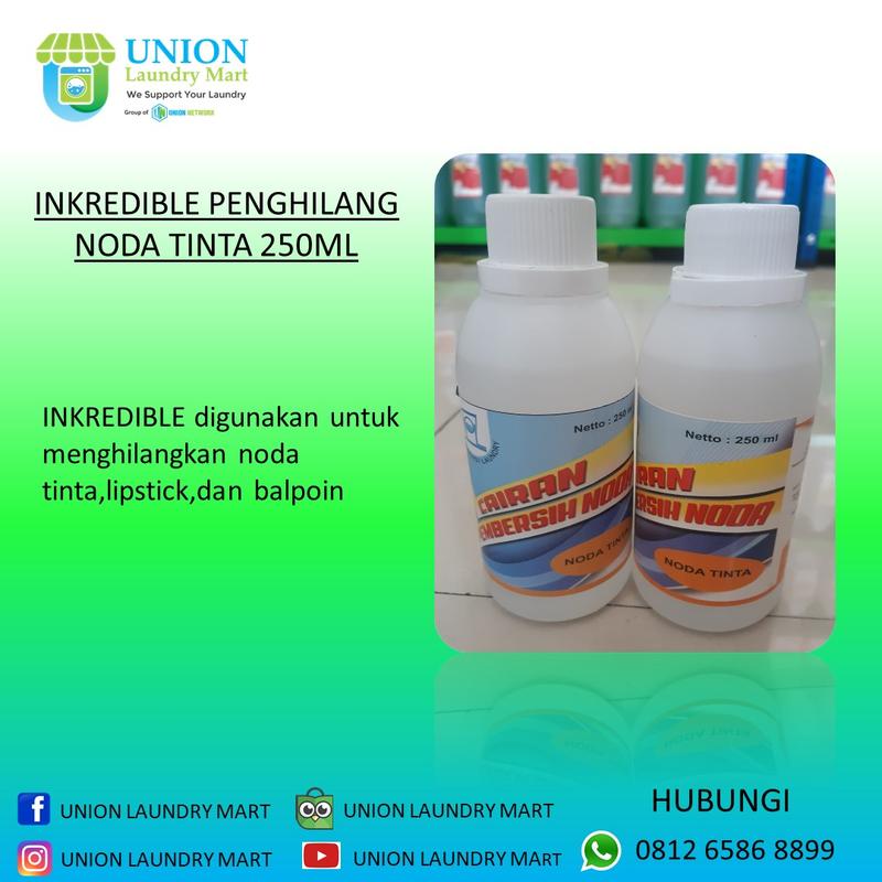INKREDIBLE anti noda tinta,lipstik,pulpen, spidol 250ml 0