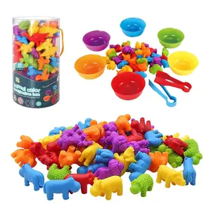 classification toys with bowl set mainan pengenalan warna