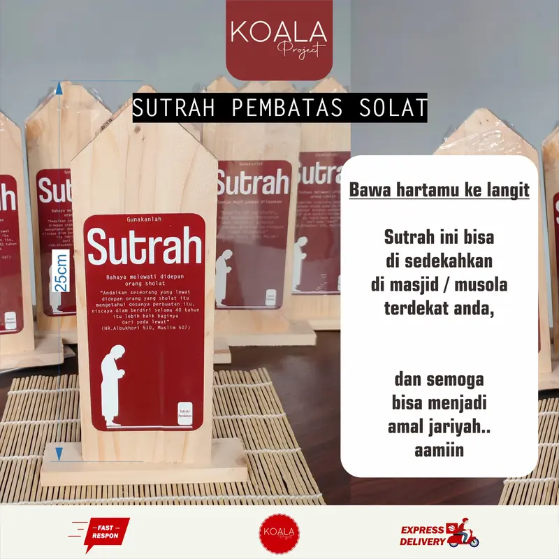 SUTRAH SUTROH PEMBATAS SOLAT SHOLAT - KOALA PROJECT 2
