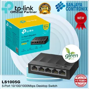 TP-Link LS1005G TPLink 5-Port Gigabit 10/100/1000Mbps Desktop Switch