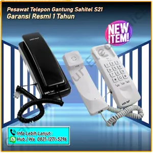 Sahitel S21 - Telepon Kabel Gantung Rumah Kantor