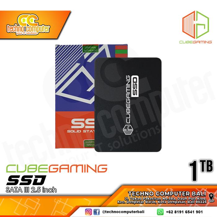 Gambar SSD CUBE GAMING SATA III 2.5 inch - 1TB dari Techno Computer Bali Kota Denpasar Tokopedia