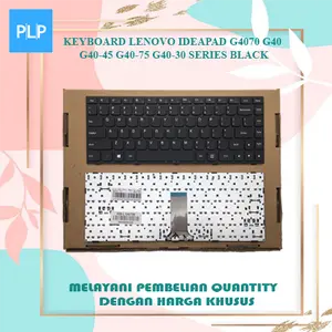Keyboard untuk Lenovo Ideapad G40-70 G40-45 G40-75 G40-30 Series Hitam Garansi 3 Bulan Baru
