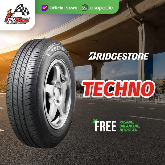 Gambar Ban Mobil Bridgestone 185 70 14 Techno Toyota Avansa Daihatsu Xenia dari cv pitstop karawaci Kota Tangerang Tokopedia