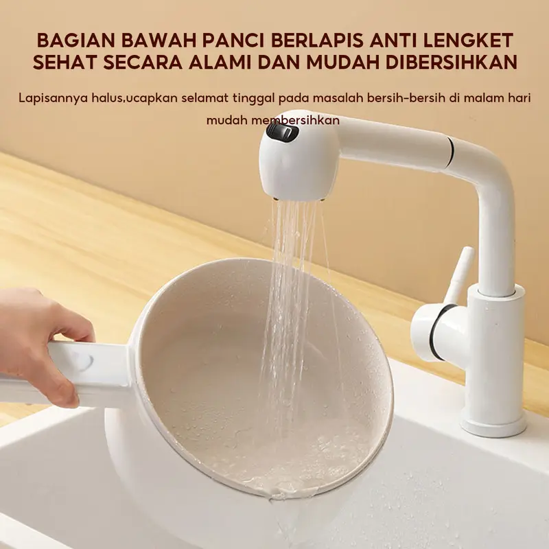 HAN RIVER panci listrik 1.5L Kompor listrik pintar Pelajar/Asrama 5
