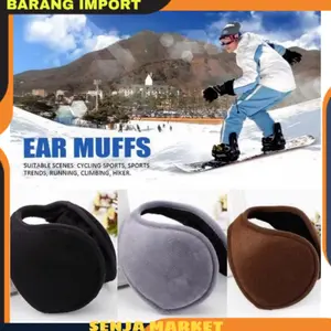 EARMUFF PELINDUNG PENUTUP PENGHANGAT TELINGA KUPING MUSIM DINGIN UNISEX