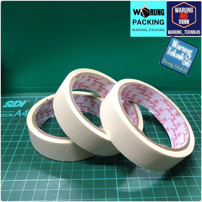 Masking tape / lakban kertas / solatip kertas / isolasi solasi kertas